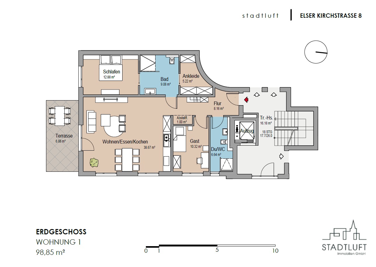 Wohnungsgrundriss