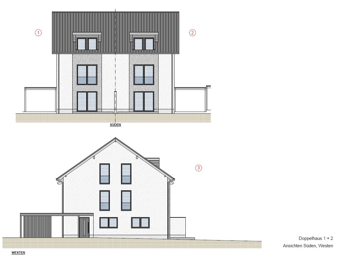 Ansicht Süden/Westen