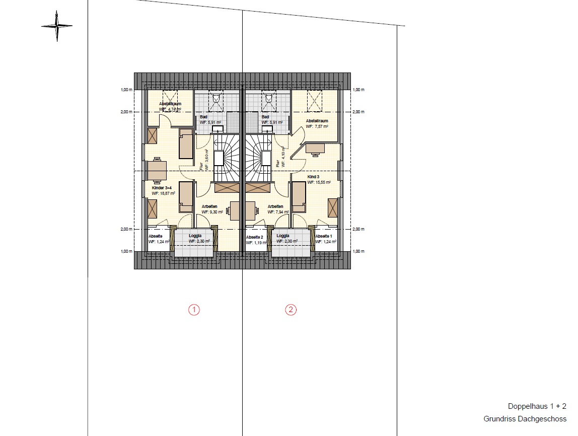 Grundriss Dachgeschoss