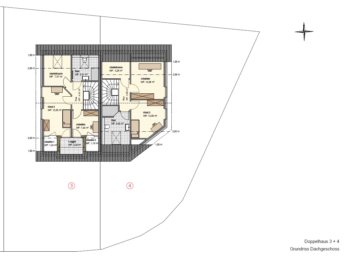 Dachgeschoss Grundriss
