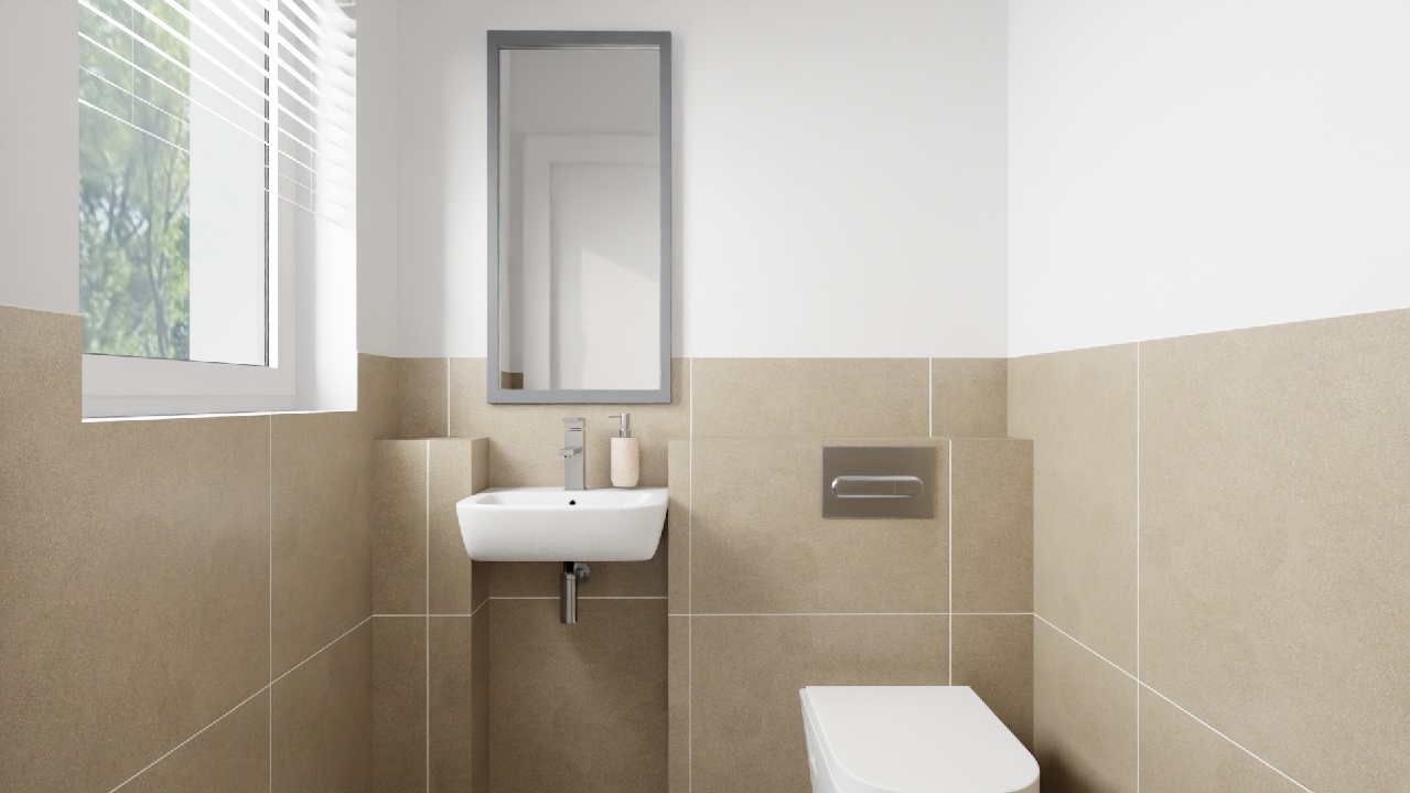 Gäste WC Erdgeschoss