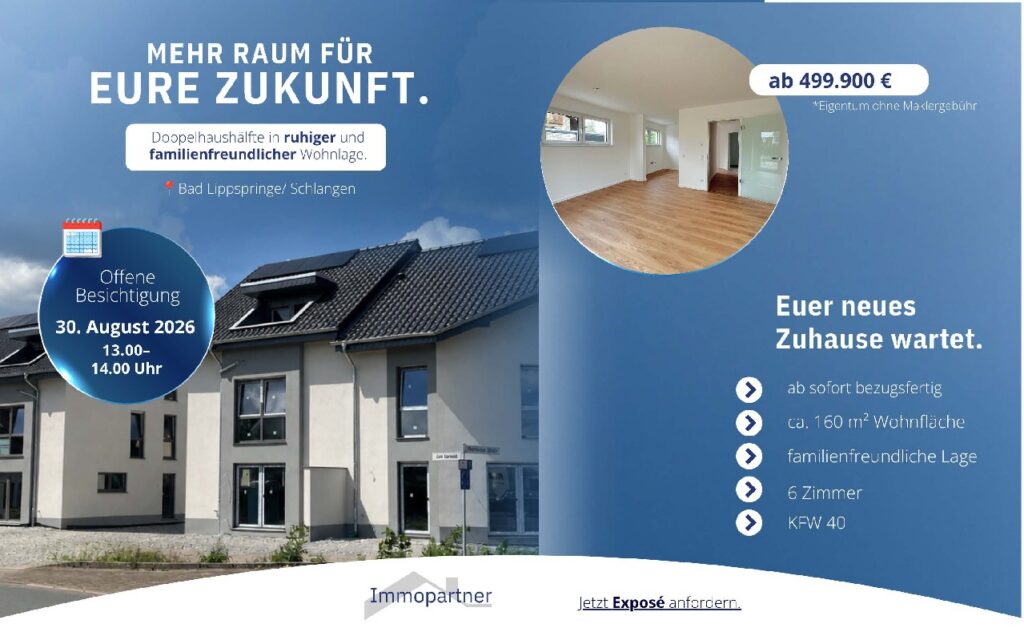 Offene Besichtigung am 30.08.