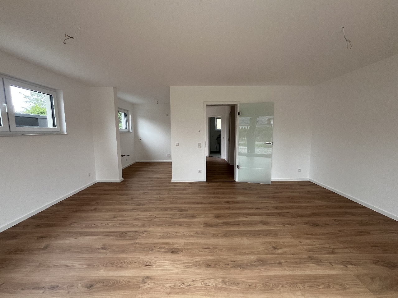 Wohnzimmer mit Küche
