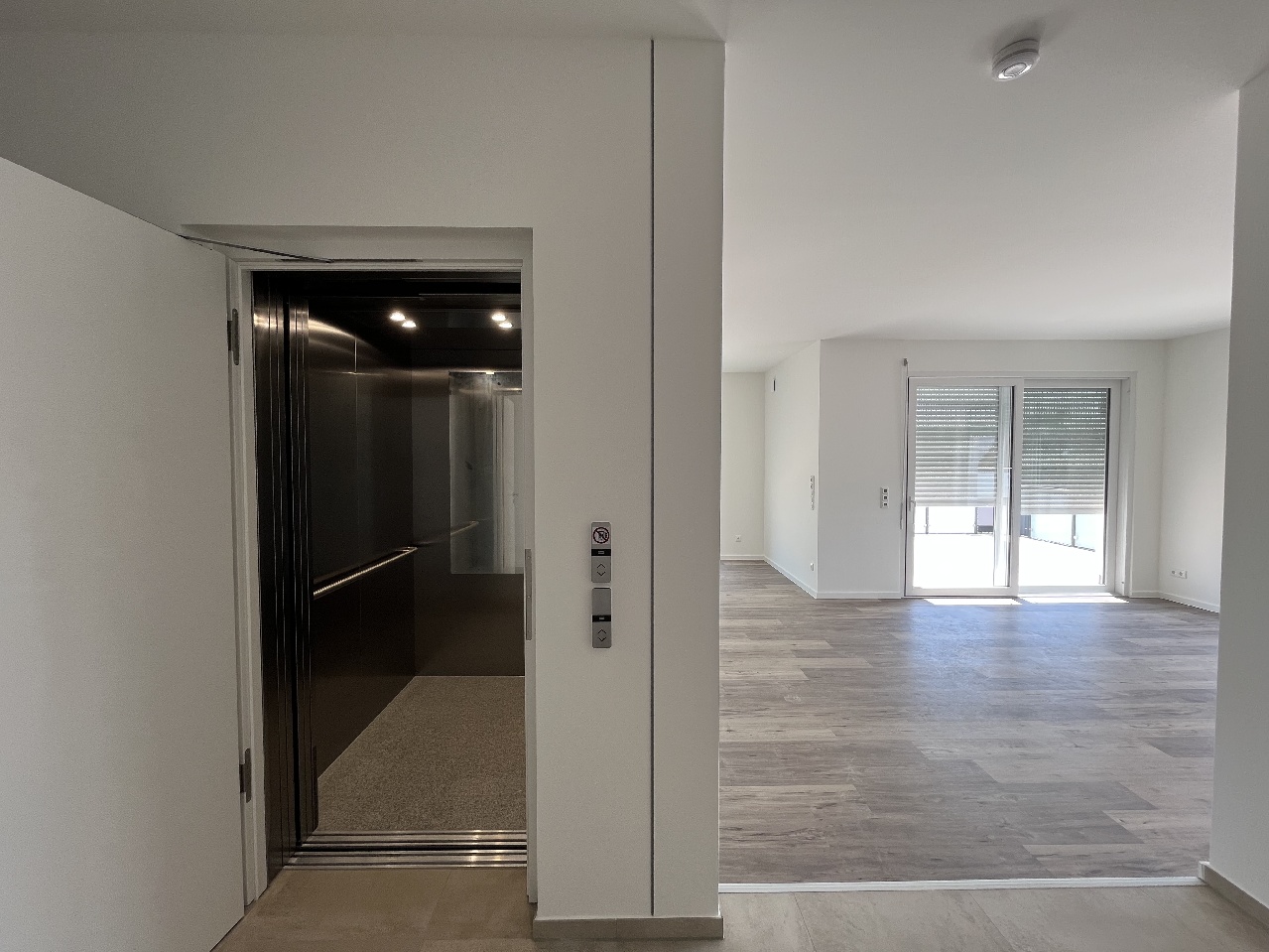 Fahrstuhl in die Wohnung