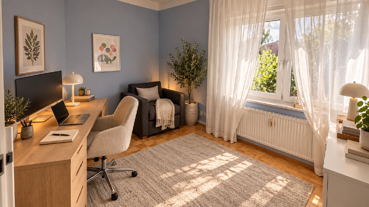 Arbeitszimmer mit KI